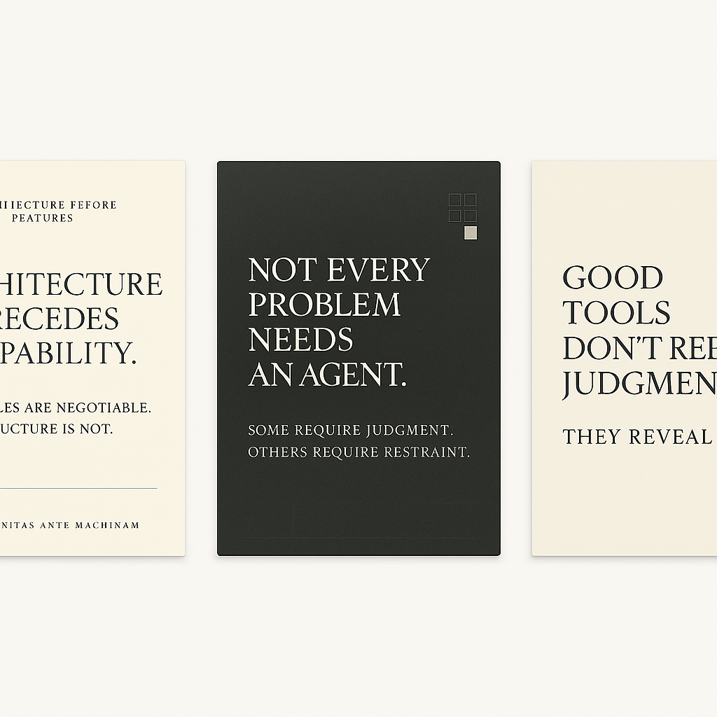Principled Design For Thoughtful Ideas