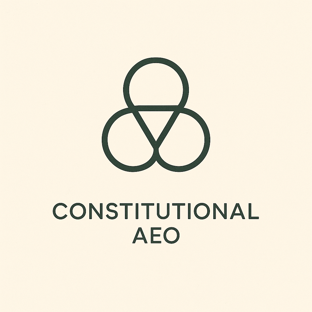 Triangular Symbol With  Constitutional Aeo 